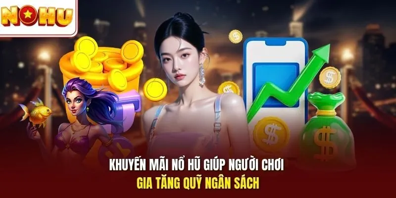Khuyến mãi nổ hũ giúp người chơi gia tăng quỹ ngân sách